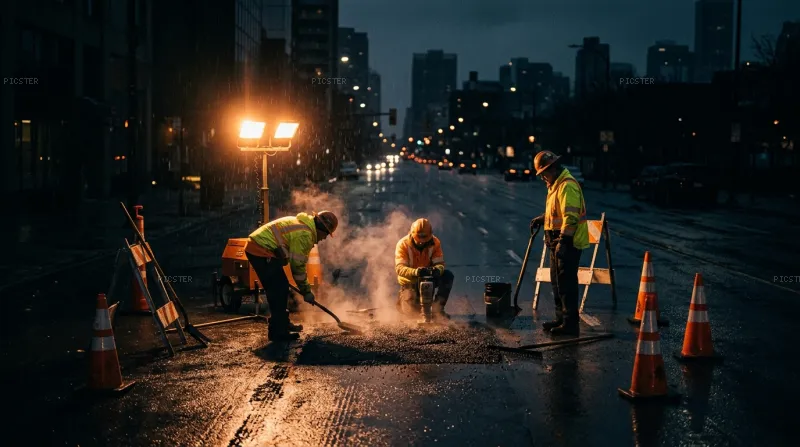 Pothole Crew, Sodium Haze, Midnight