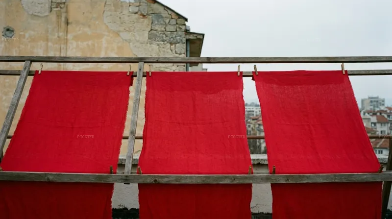 Madder Cloth Drying, Plovdiv Rooftop