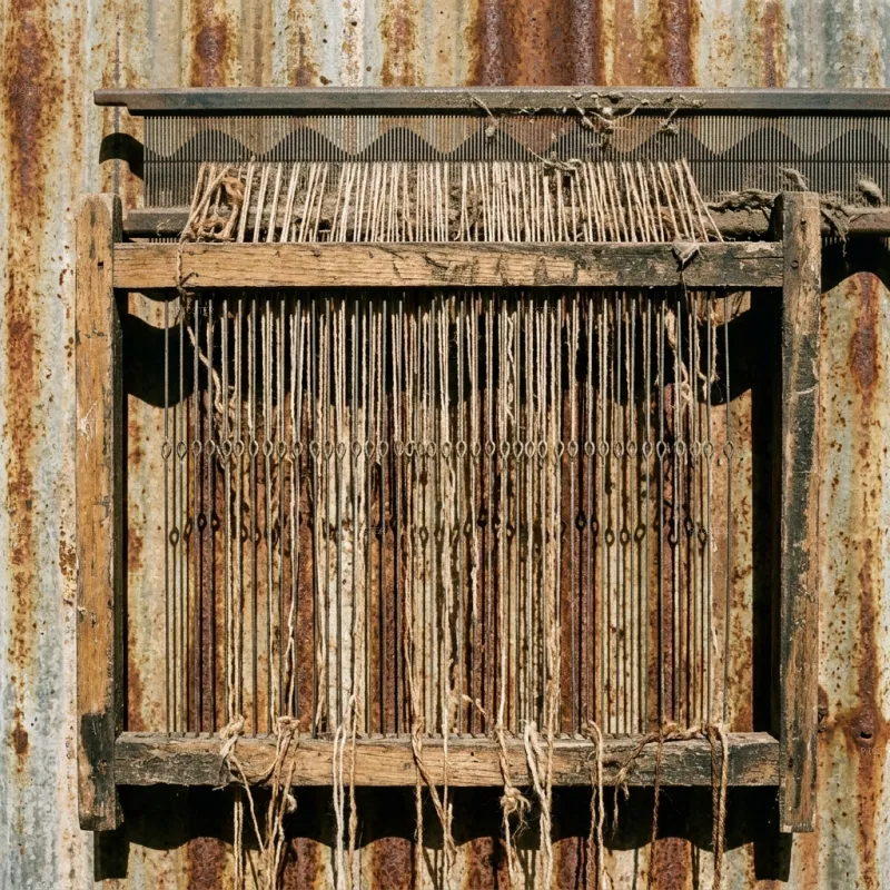 Heddle Eye, Threaded Once