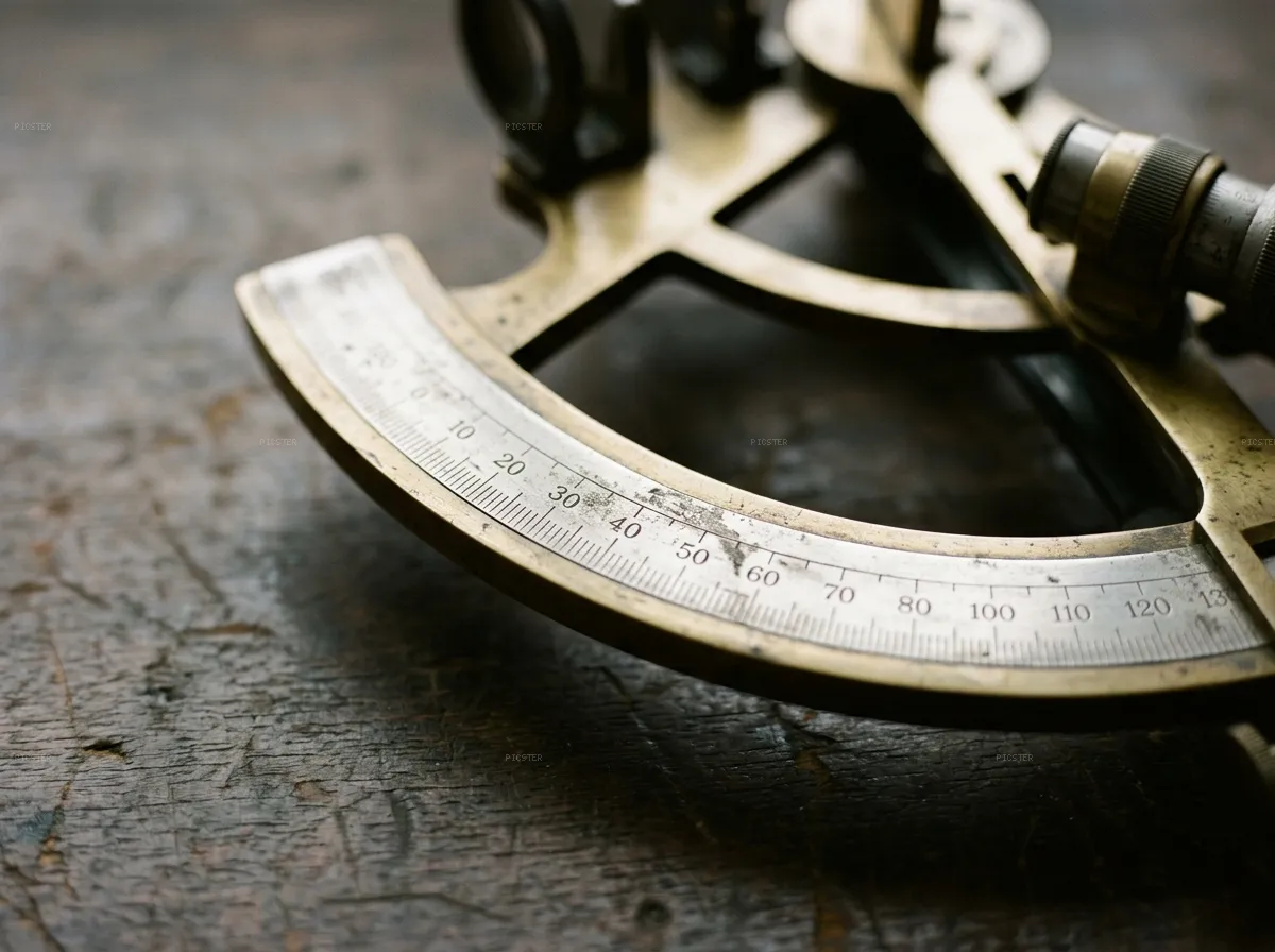 Sextant, Arc Drum Worn to Bone