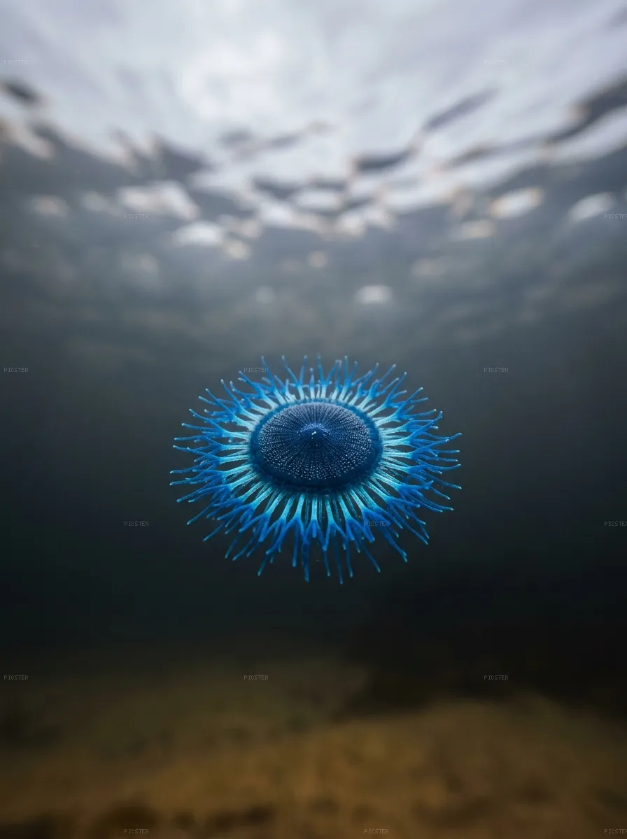Porpita, Blue Button Adrift