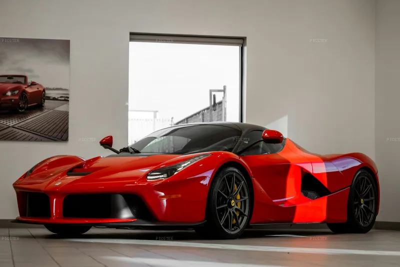 Rosso Corsa Resting in White Space