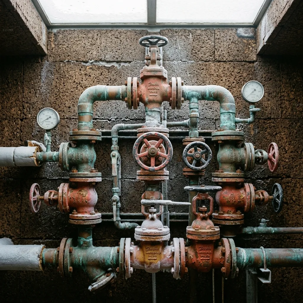 Ammonia Valve Manifold, Trondheim Coldhouse