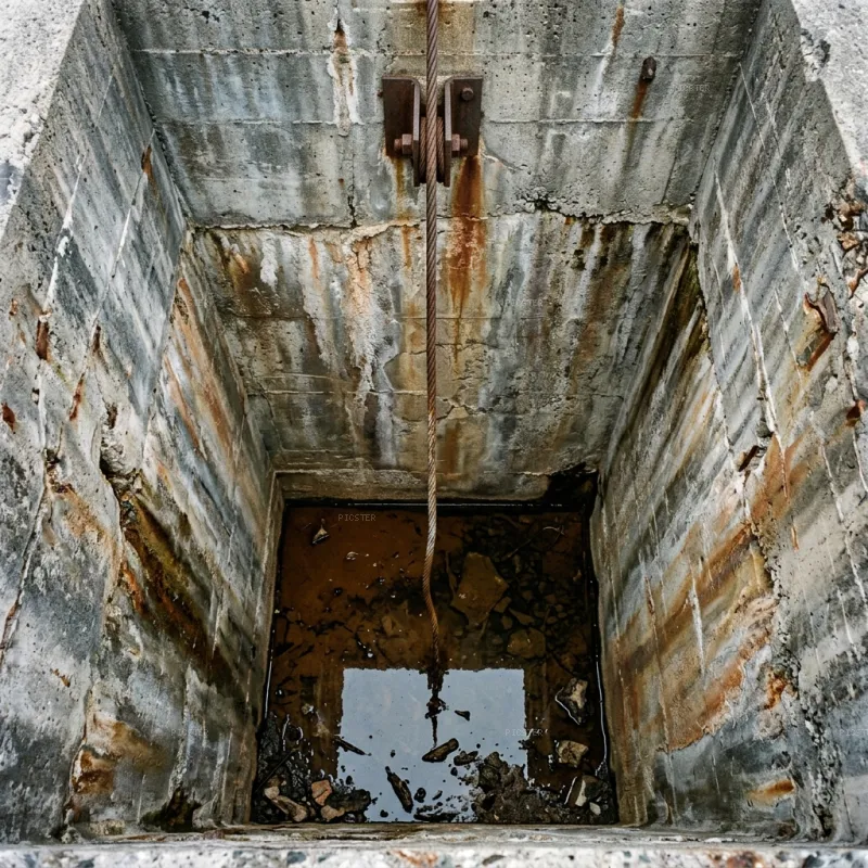Counterweight Pit, Winter Meltwater