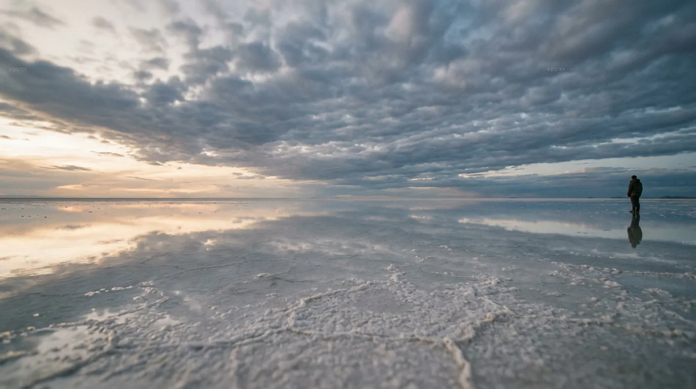 Salt Flats After the Rain Passed