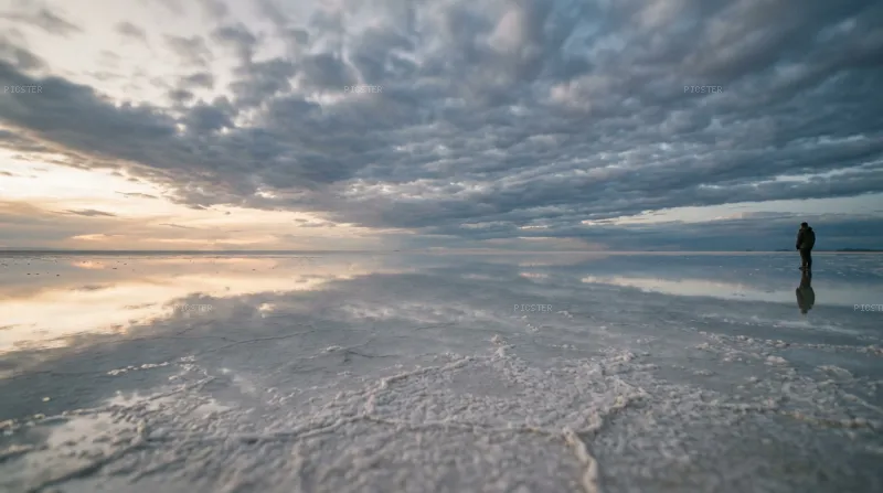 Salt Flats After the Rain Passed