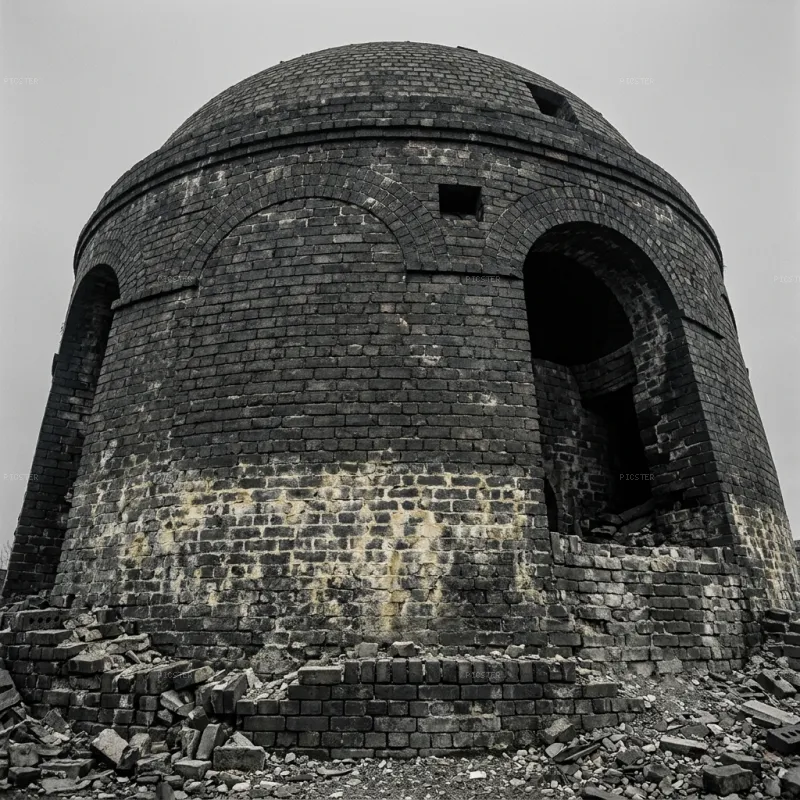 Downdraught Kiln, Sulphur Bloom