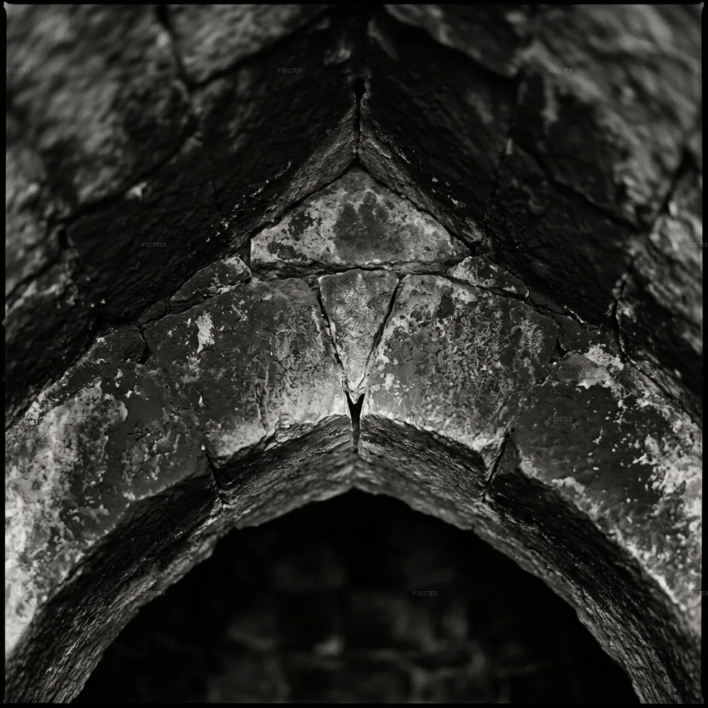 Keystones Grayed, Corbel Thick With Soot