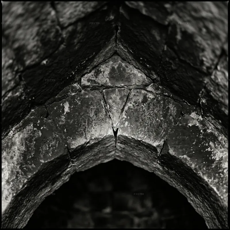Keystones Grayed, Corbel Thick With Soot