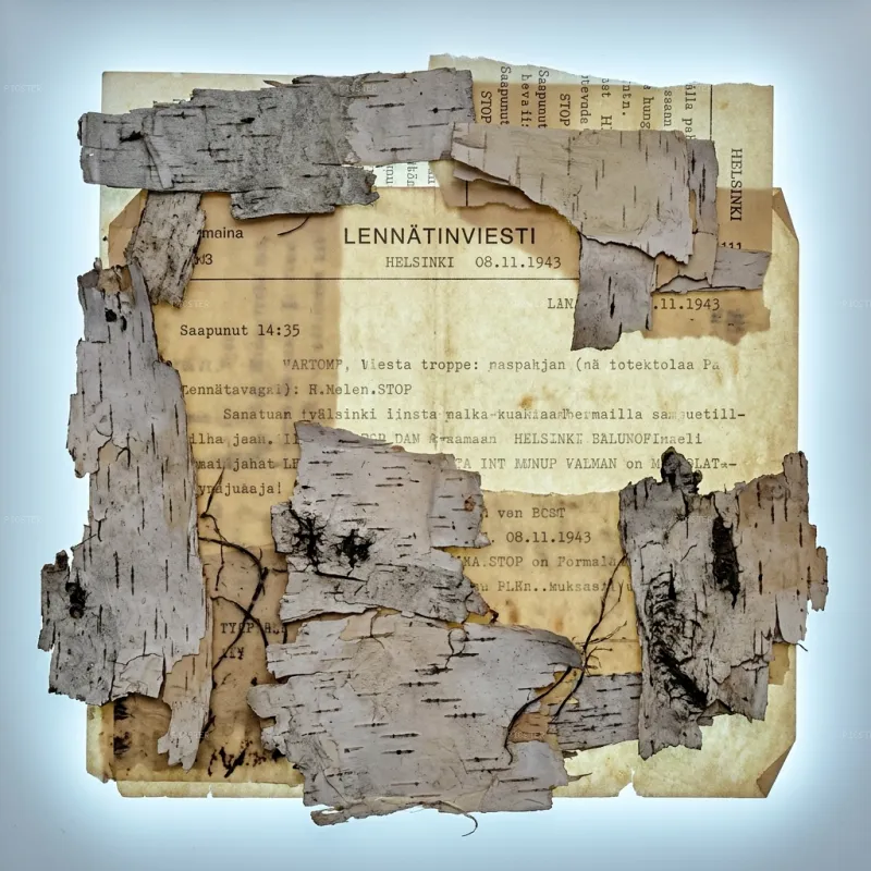 Birch Bark and Telegram Paper, February
