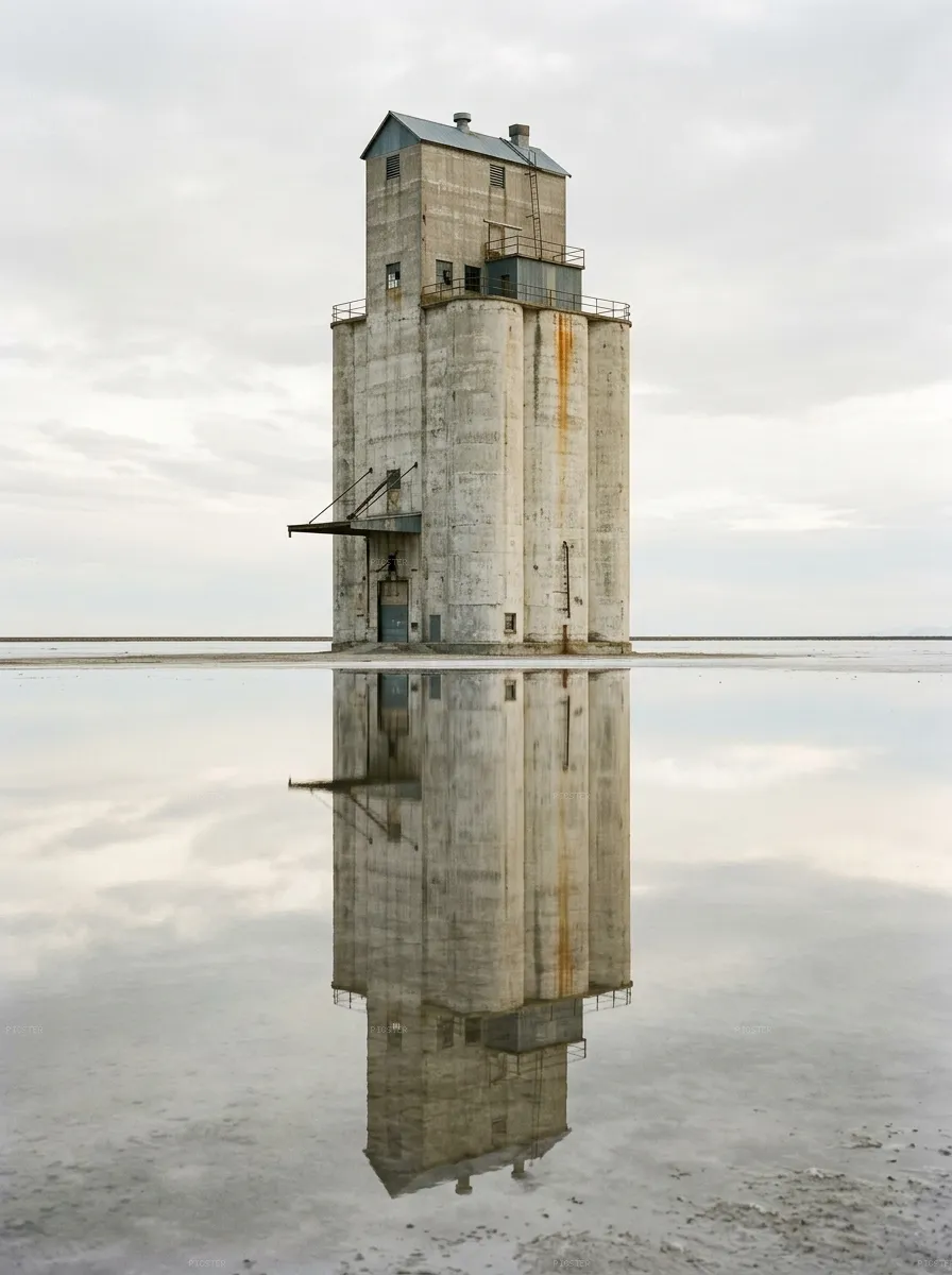 Grain Elevator, Standing Water