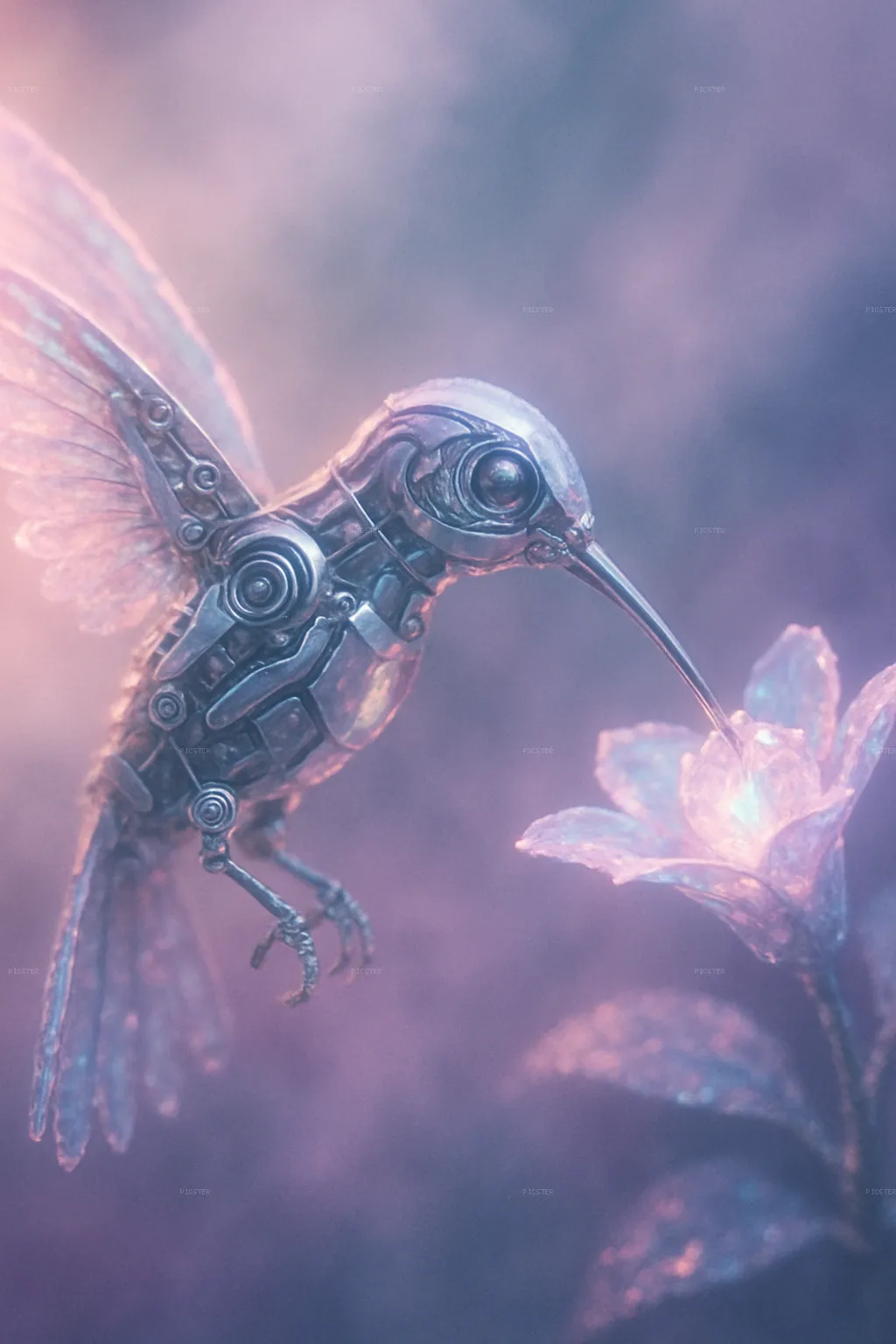 Clockwork Hummingbird Drinks Opal Light