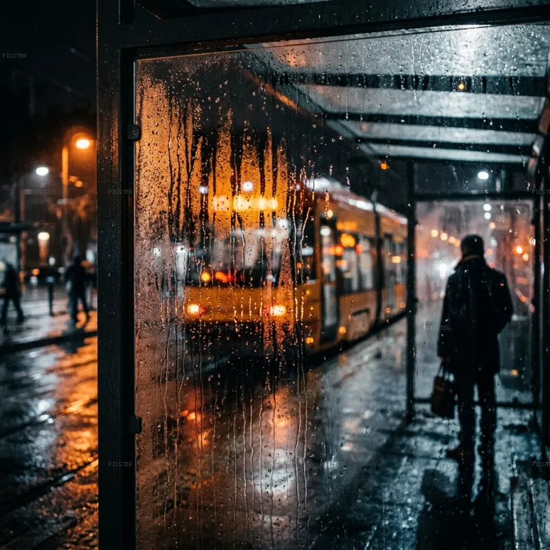 Tram Stop, Quarter Past Closing