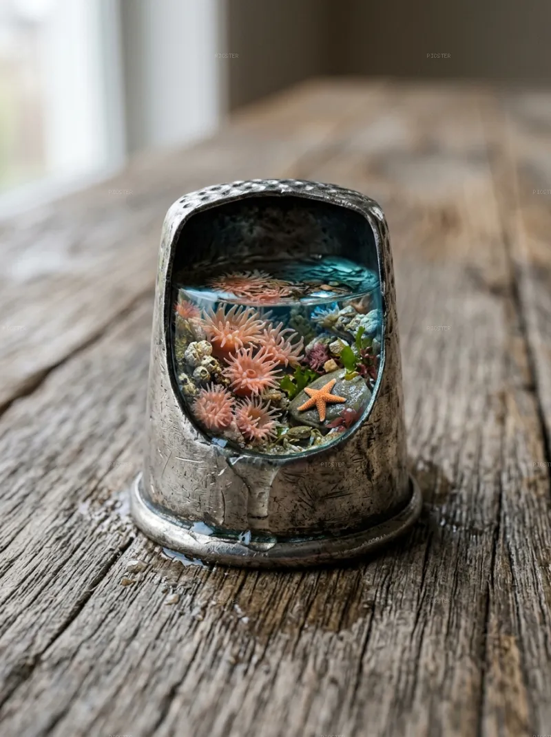 Tide Pool Inside a Thimble