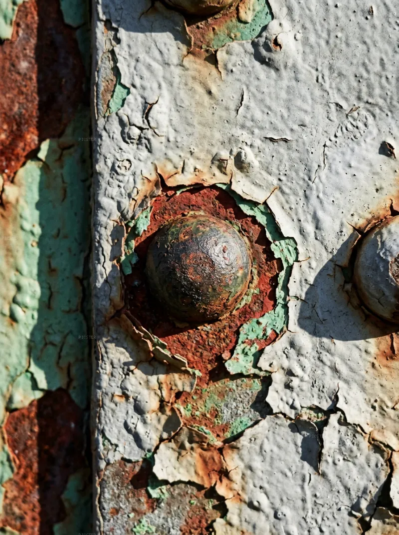 Rust Seam on Shipyard Gate