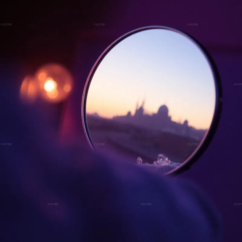 Parliament at Dusk, Caught in Glass