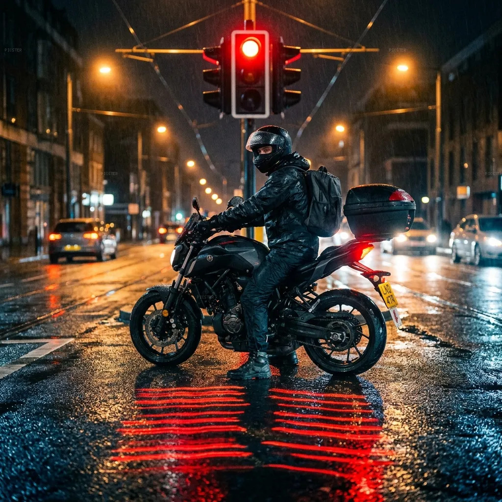 Dispatch Rider, Wet Signal Red