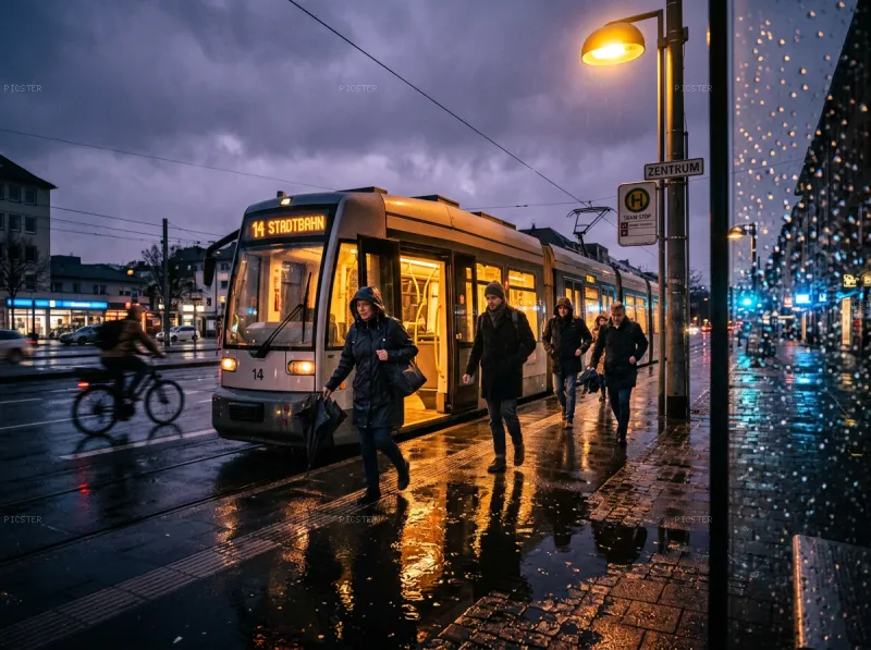 Tram Stop, Third Bell, November