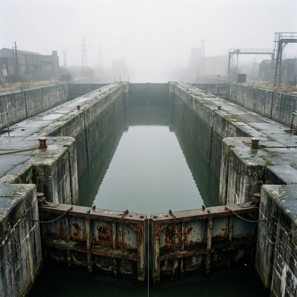 Cluj Canal Lock, Fog Accumulation