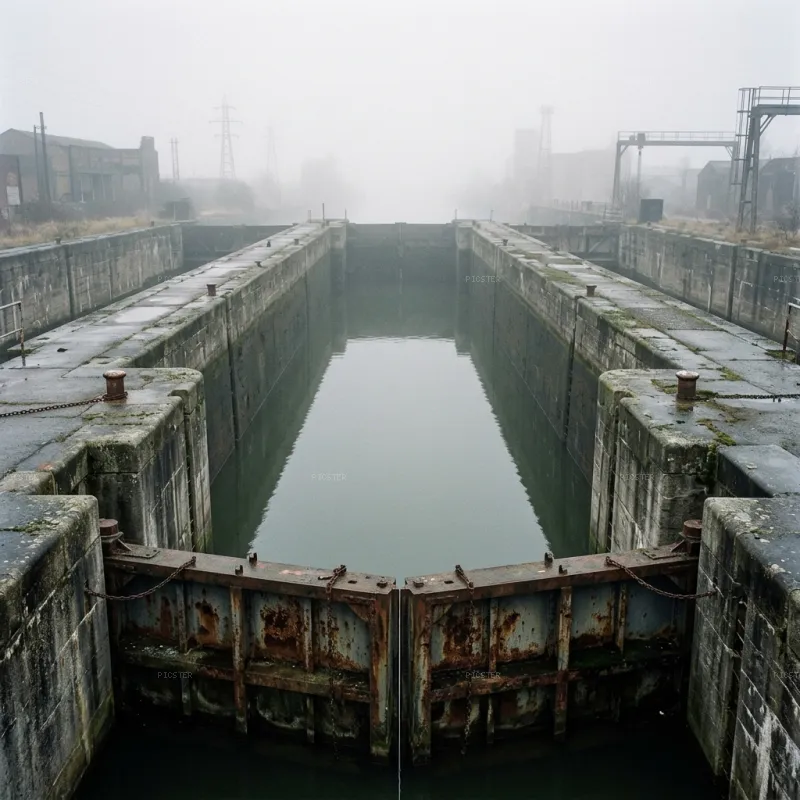 Cluj Canal Lock, Fog Accumulation
