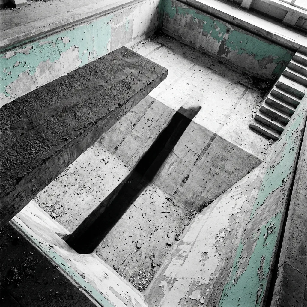 Springboard Shadow, Abandoned Baths