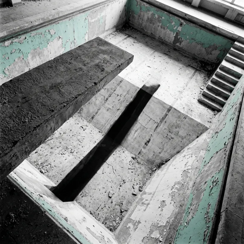Springboard Shadow, Abandoned Baths