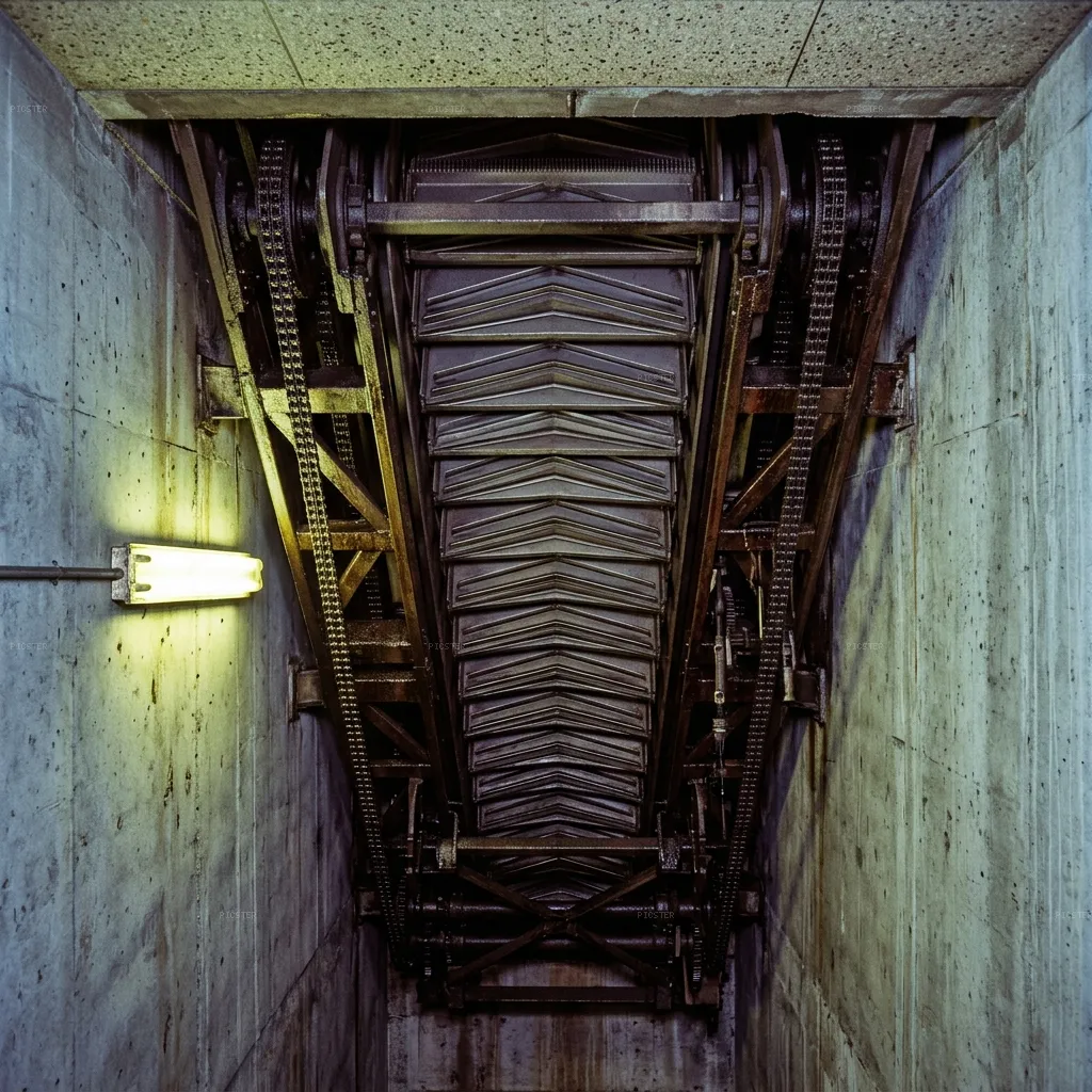 Escalator Pit, Sunday Before Opening