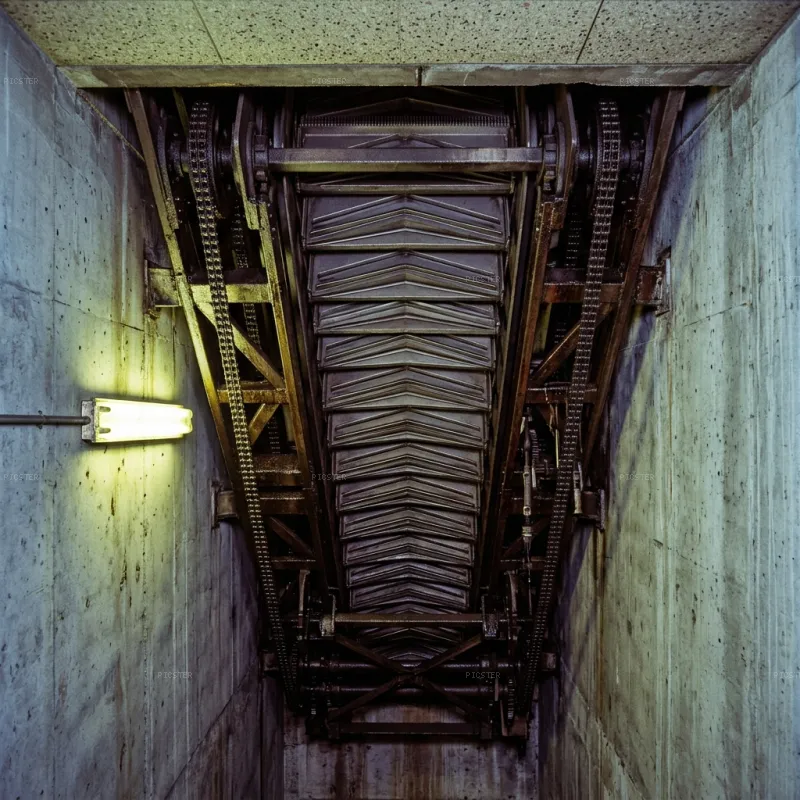 Escalator Pit, Sunday Before Opening