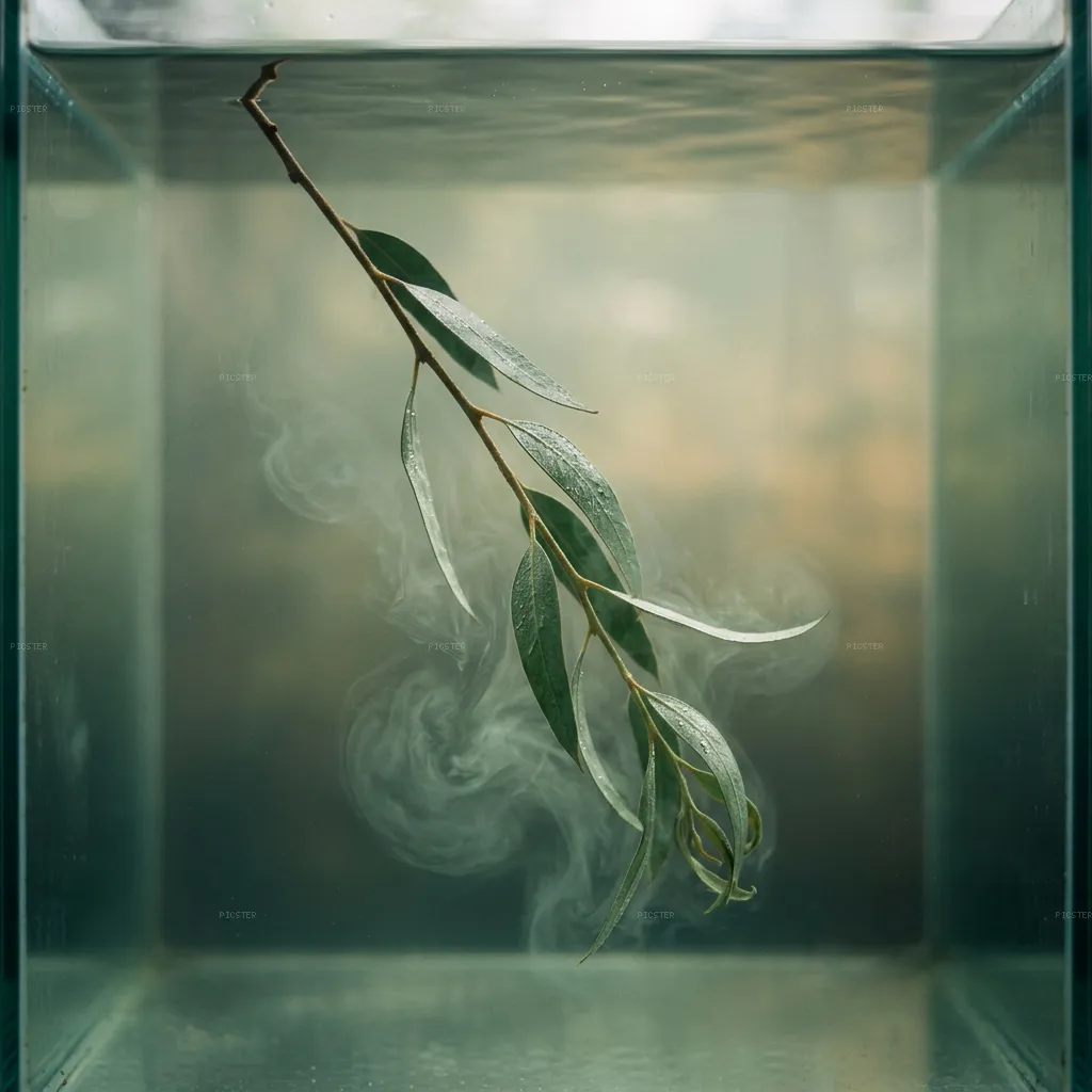 Eucalyptus Sprig at Half-Mast