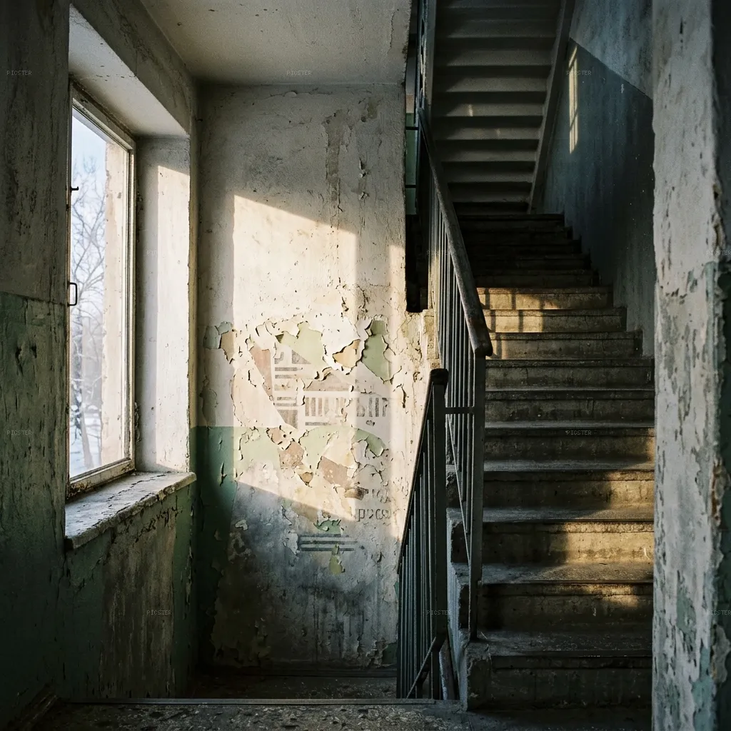 Stairwell Twelve, Coated in Grey