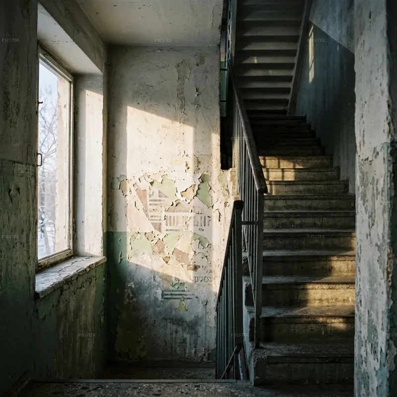Stairwell Twelve, Coated in Grey