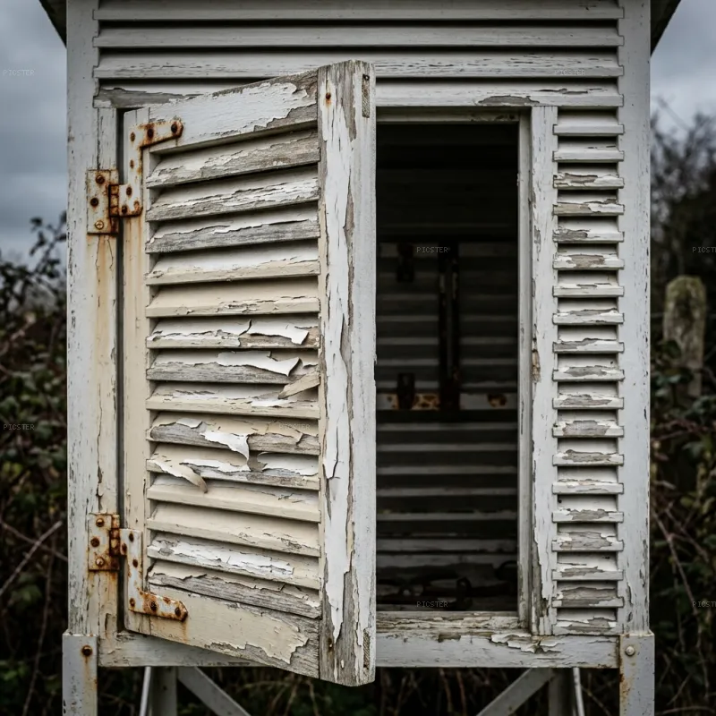 Stevenson Screen, Hinges Rusted Open
