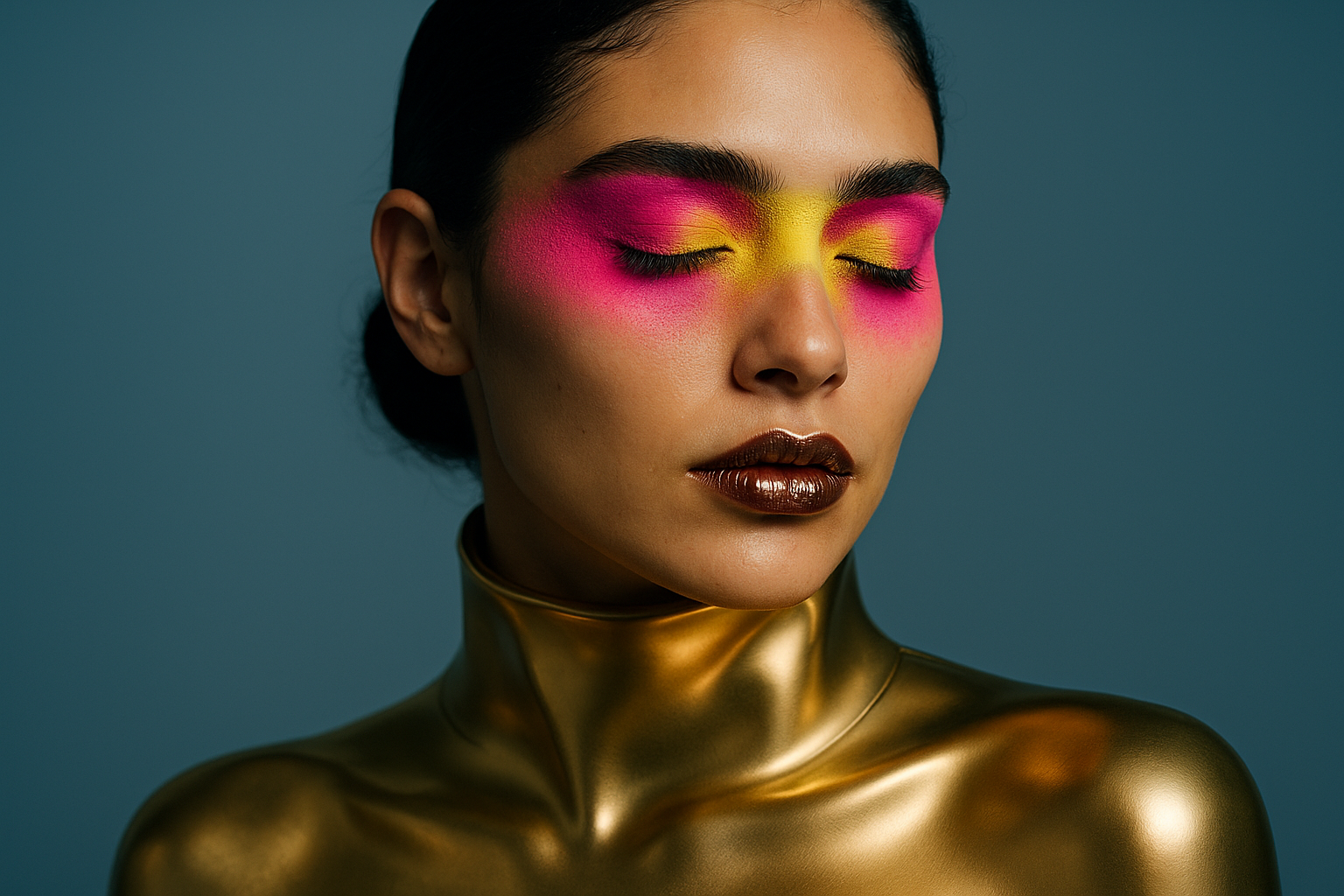 Model posing for a photo